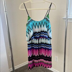 Single Colorful Patterned Dress - Size XS